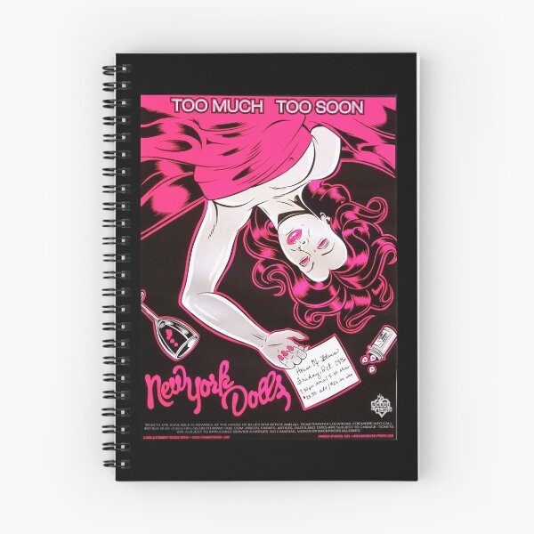 Item preview, Too Much - Too Soon - New York Dolls flyer Classic designed and sold by Jacqueline1888.