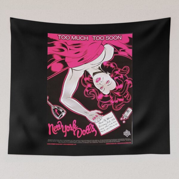 Item preview, Too Much - Too Soon - New York Dolls flyer Classic designed and sold by Jacqueline1888.
