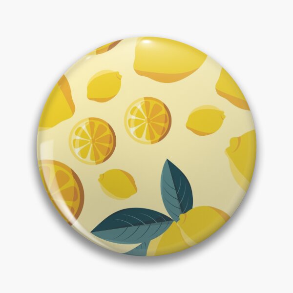 Item preview, Lemon And Slices Of Lemon Pattern Summer Background With Yellow Lemons designed and sold by quickkdesign.