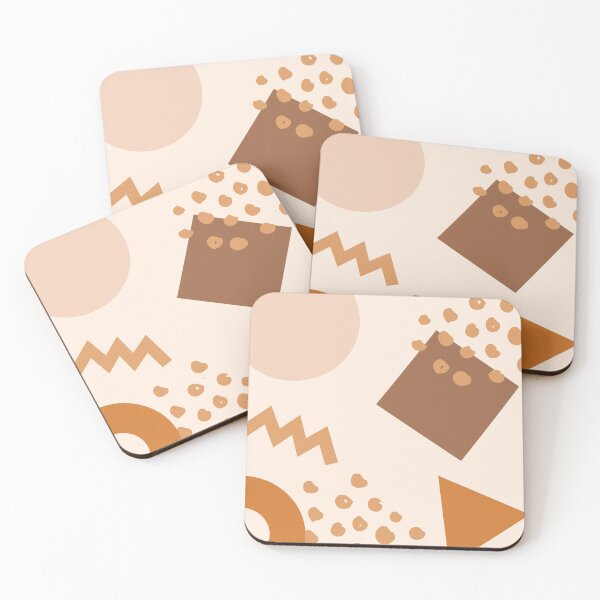 Item preview, Modern art circle, square, triangle and dots  designed and sold by SunnyGreenShop.
