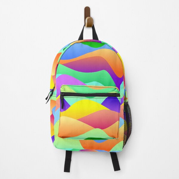 Item preview, Pastel gradients Colorful Abstract symmetrical waves pattern designed and sold by Khushi Graphics.