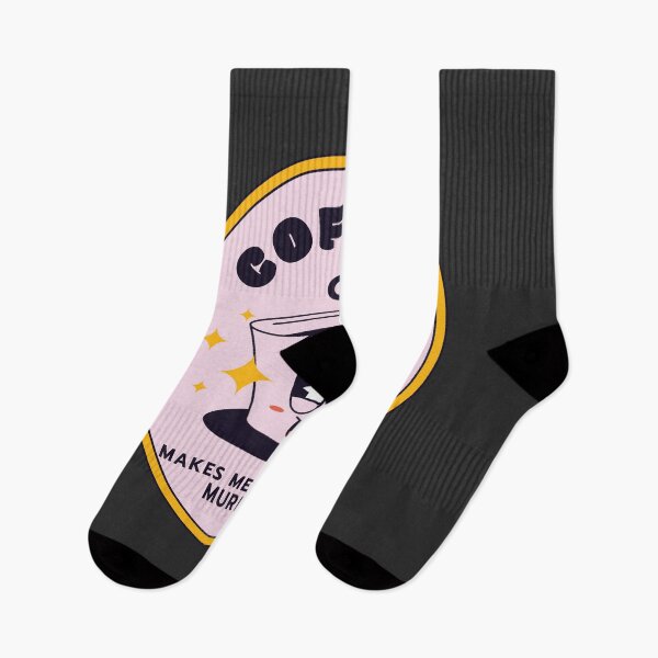 Item preview, Coffee Makes Me Feel Less Murdery 4 designed and sold by 69hoffman.