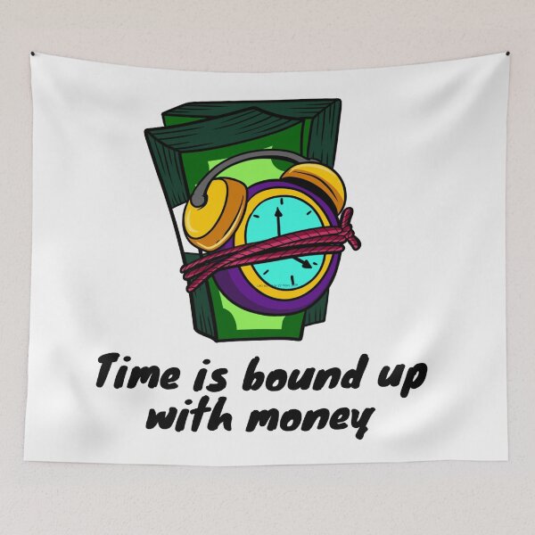 Item preview, Le temps c'est de l'argent  designed and sold by Afrisign.