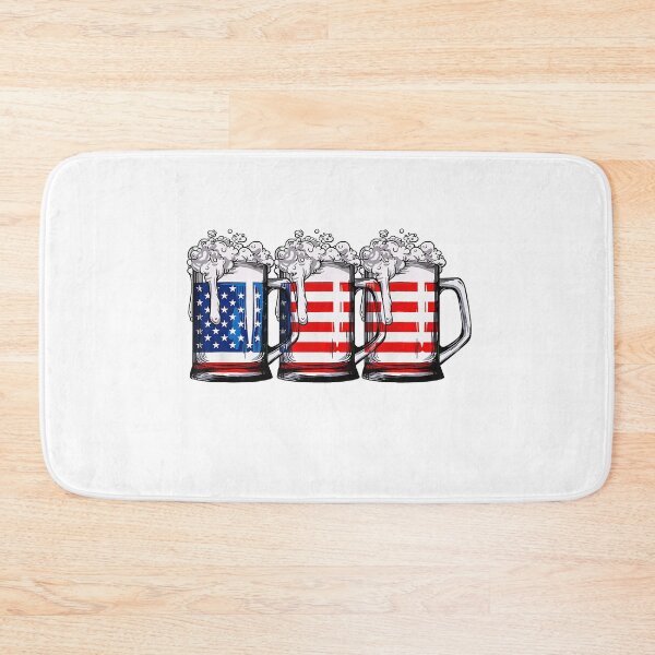 Item preview, Beer usa flag 3vt designed and sold by WaveOcean123.