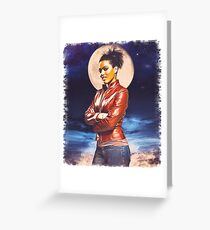 Martha Jones (vignette) Greeting Card