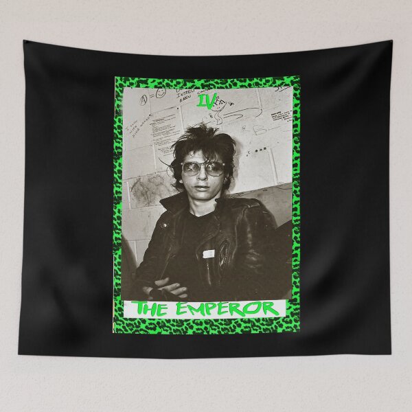 Item preview, Photograp Punk Tarot - The Emperor - Johnny - Thunders Retro Classic designed and sold by Jacqueline1888.