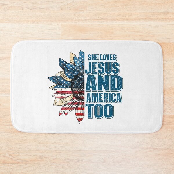 Item preview, She love Jesus and America too designed and sold by WaveOcean123.