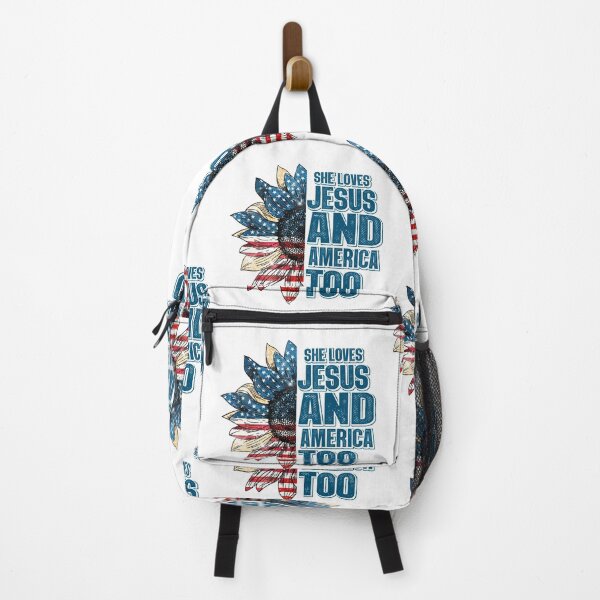 Item preview, She love Jesus and America too designed and sold by WaveOcean123.