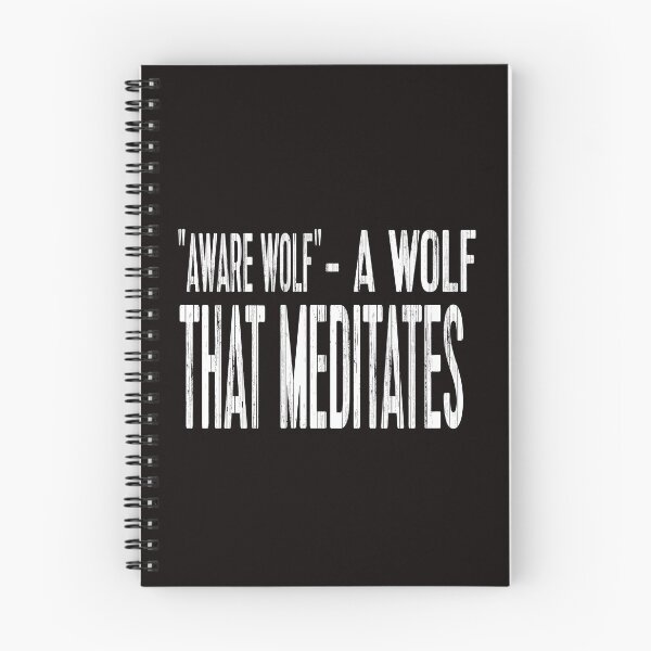 Item preview, Aware Wolf - A wolf that meditates designed and sold by buhnka.