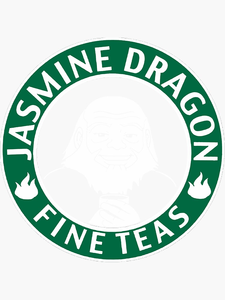 "logo jasmine dragon uncle iroh" Sticker for Sale by romaroyal Redbubble