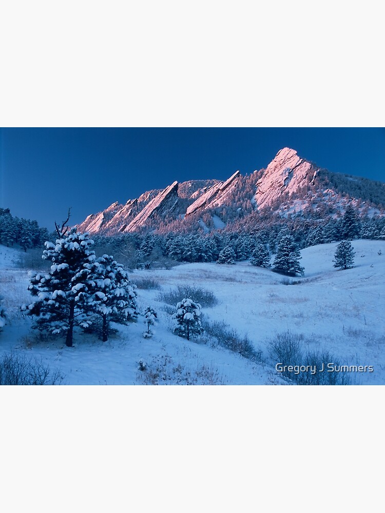 Cathedral - The Flatirons At Sunrise by nikongreg
