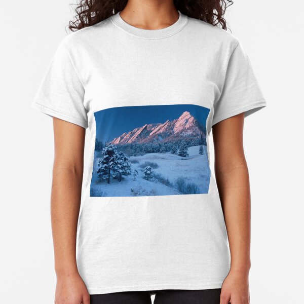 Cathedral - The Flatirons At Sunrise Classic T-Shirt