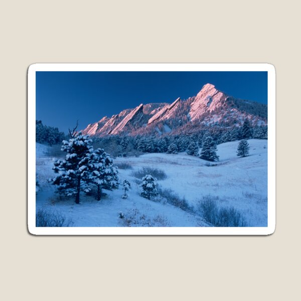 Cathedral - The Flatirons At Sunrise Magnet