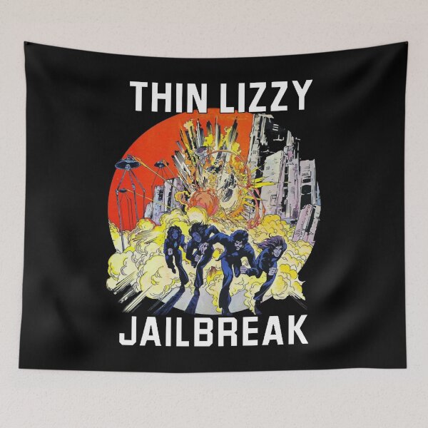 Item preview, Vintage thin lizzy jail break Premium Classic designed and sold by Jacqueline1888.