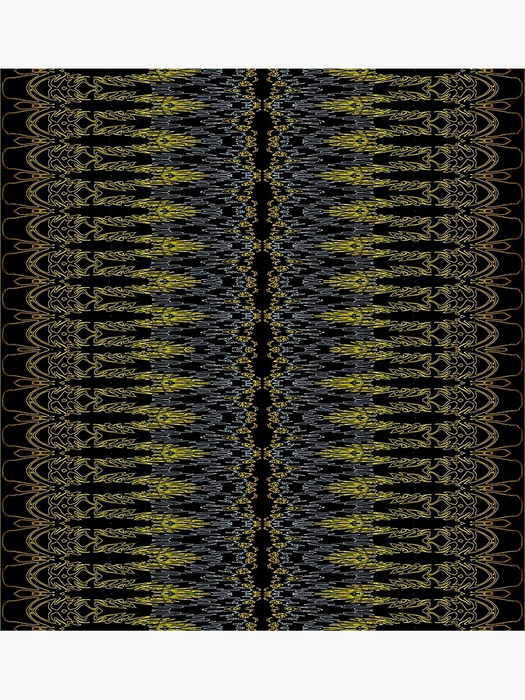 Bohemian Rustic Motif Gold by vkdezine
