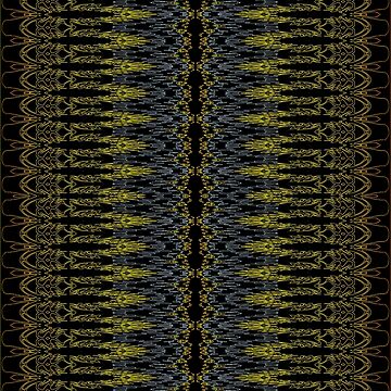 Artwork thumbnail, Bohemian Rustic Motif Gold by vkdezine