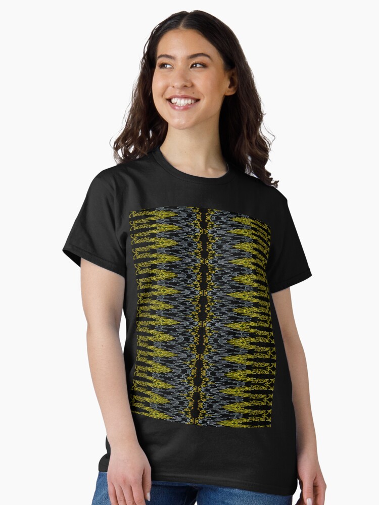 Thumbnail 1 of 7, Classic T-Shirt, Bohemian Rustic Motif Gold designed and sold by vkdezine.