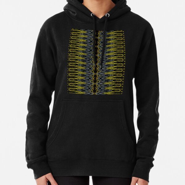 Bohemian Rustic Motif Gold Pullover Hoodie