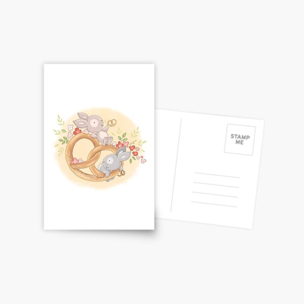 I like pretzels Postcard