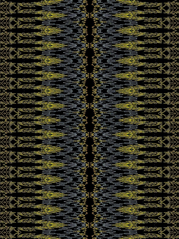 Bohemian Rustic Motif Gold by vkdezine