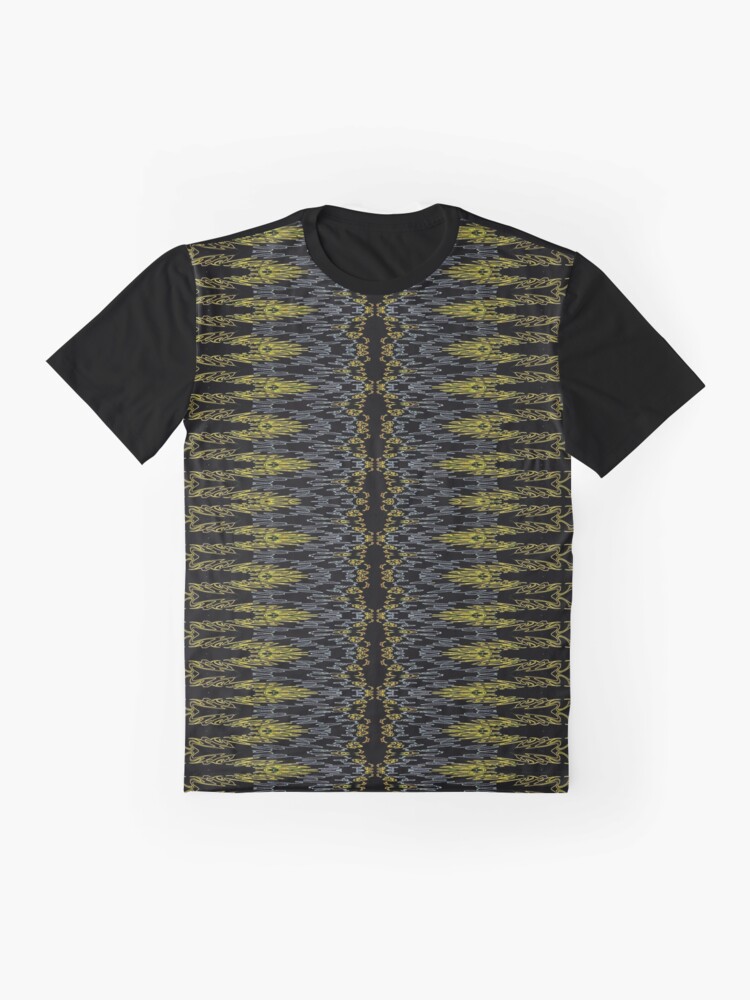 Alternate view of Bohemian Rustic Motif Gold Graphic T-Shirt