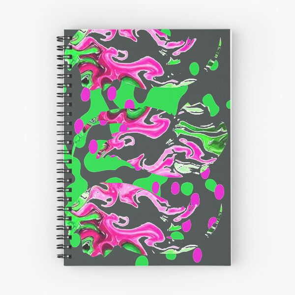 Item preview, Digital Trippy Wacky Weird Abstraction with Bright Green and Pink, graphic psychedelic abstract art, trippy graphic psychedelic arte abstracto designed and sold by Adri Barnard.