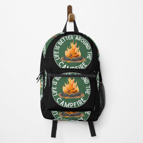 Item preview, Life is Better around the Campfire| Green designed and sold by Mixture-DESIGN.
