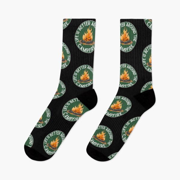 Item preview, Life is Better around the Campfire| Green designed and sold by Mixture-DESIGN.
