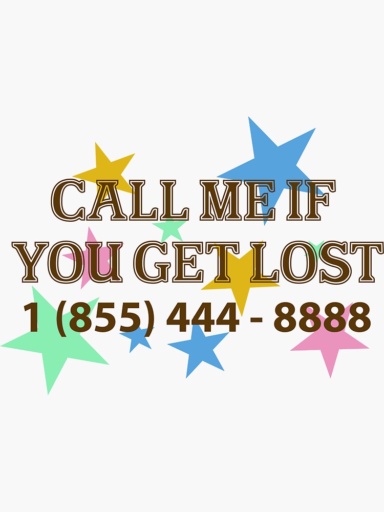 Tyler - call me if you get lost Sticker for Sale by Mugiwara107