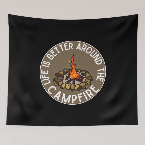 Item preview, Life is Better around the Campfire| Brown designed and sold by Mixture-DESIGN.