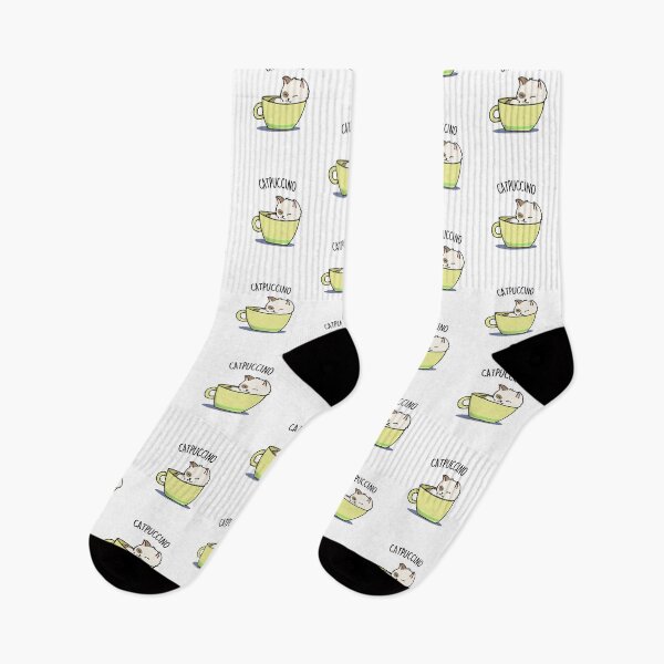Item preview, Catpuccino Funny Cappuccino Cat Puns  designed and sold by punnybone.