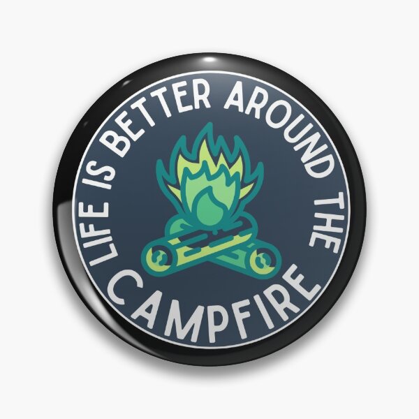 Item preview,  Life is Better around the Campfire| Navy blue designed and sold by Mixture-DESIGN.