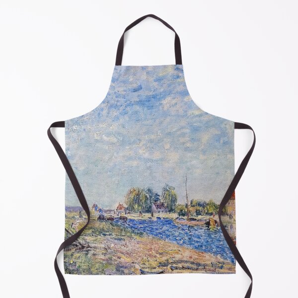 Aperçu de l'œuvre Tableau Alfred Sisley - Fondation Bemberg Toulouse - Le canal du Loing créée et vendue par Coffeesnow.
