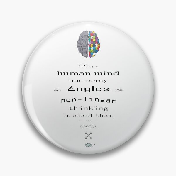 Item preview, Non-linear thinking, on the brain... designed and sold by aob-designed.