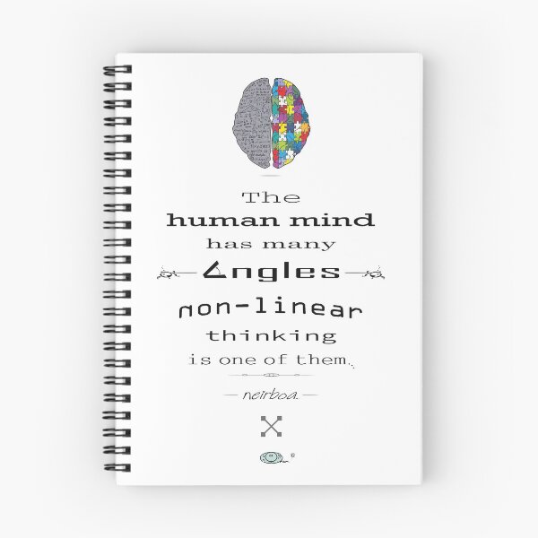 Item preview, Non-linear thinking, on the brain... designed and sold by aob-designed.