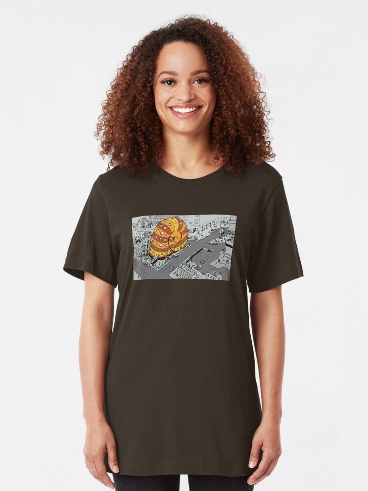 Alternate view of Snailhouse City Slim Fit T-Shirt