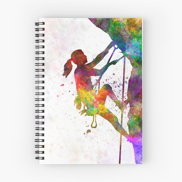 Item preview, Climbing the mountain in watercolor designed and sold by paulrommer.