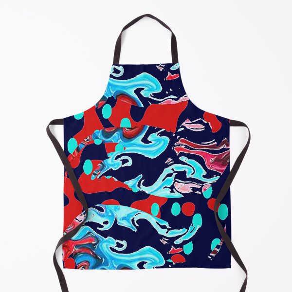 Item preview, Digital Trippy Wacky Weird Abstraction with Red and Blue, Lime and Blue, graphic psychedelic abstract art, trippy graphic psychedelic arte abstracto designed and sold by Adri Barnard.