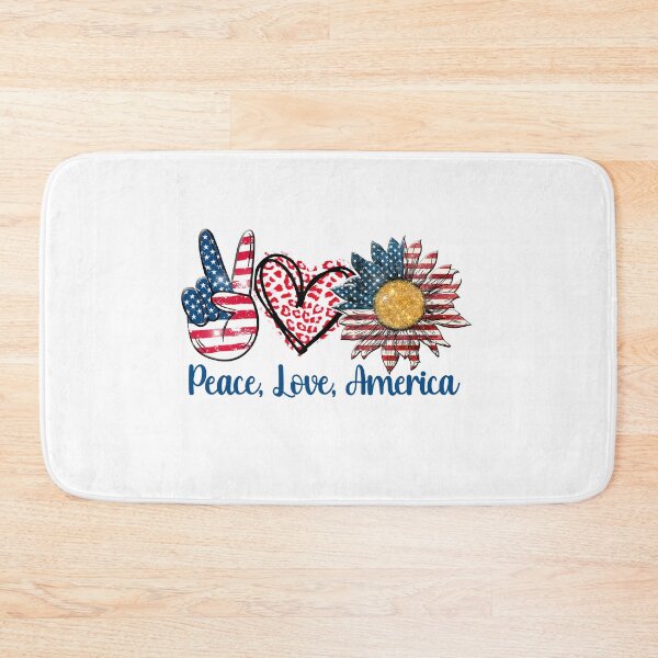 Item preview, Peace Love  America designed and sold by WaveOcean123.