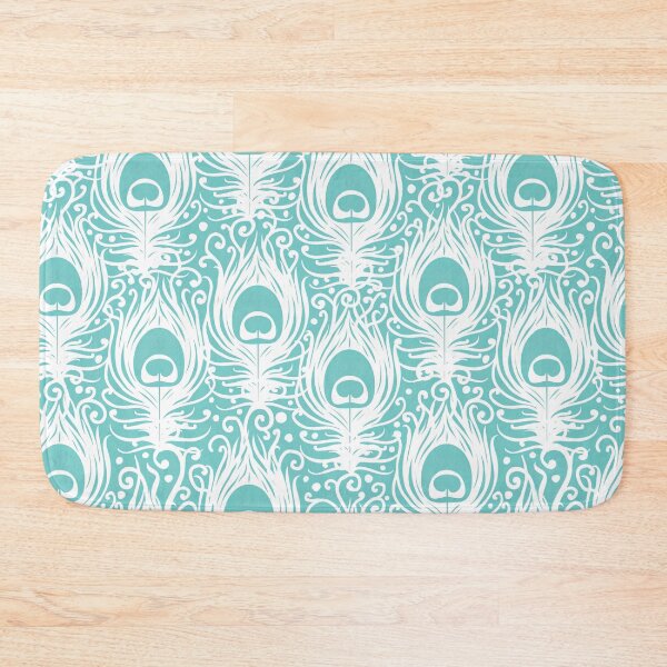 Item preview, Peacock Feather Seamless Pattern, Peacock Feather Pattern, Peacock Feather Vector Pattern designed and sold by graphic-genie.