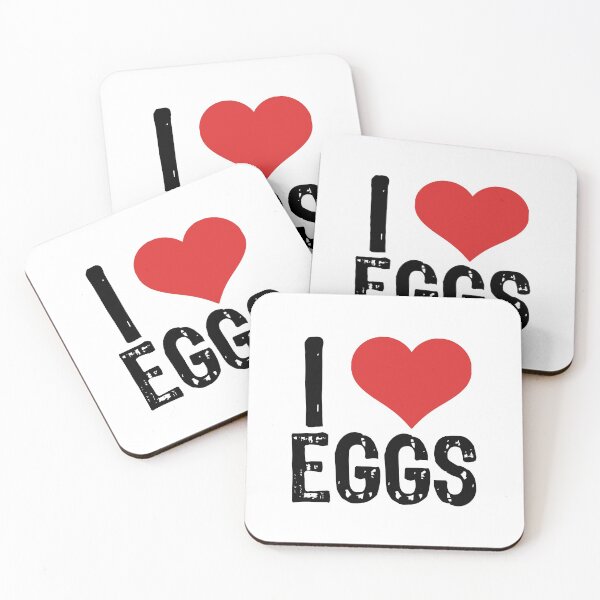Item preview, I Love Eggs designed and sold by The "I Love Everything" Shop.