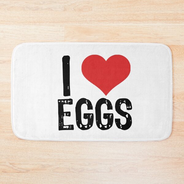 Item preview, I Love Eggs designed and sold by The "I Love Everything" Shop.