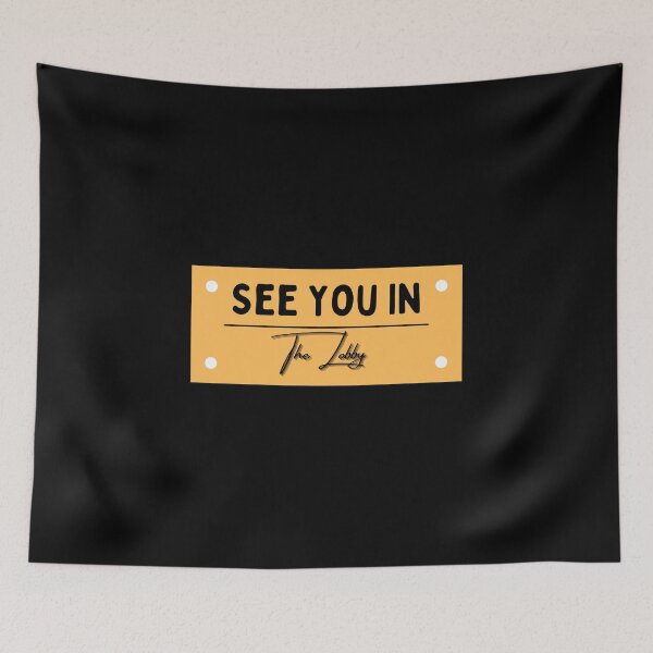 Item preview, See You In The Lobby Shirt designed and sold by biwdrawing.