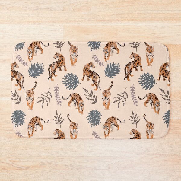Item preview, Strolling Tigers - Peachy designed and sold by Anjana  Mistry.
