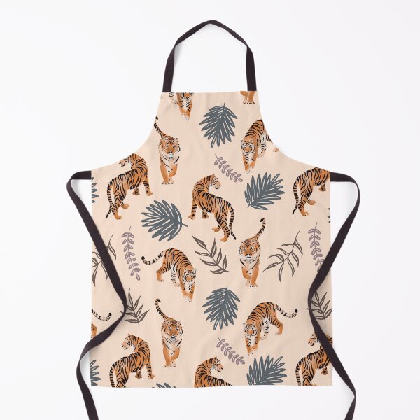 Item preview, Strolling Tigers - Peachy designed and sold by Anjana Mistry.