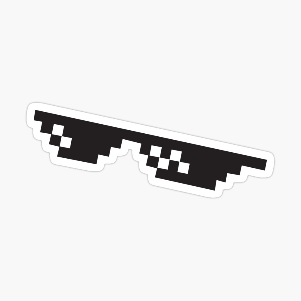 link from zelda wearing black sunglasses pixel art style. a nature