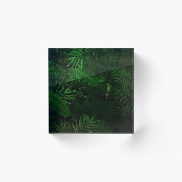Aperçu de l'œuvre Motif Serpent Vert - Collage Numérique créée et vendue par DoggoTankDesign.