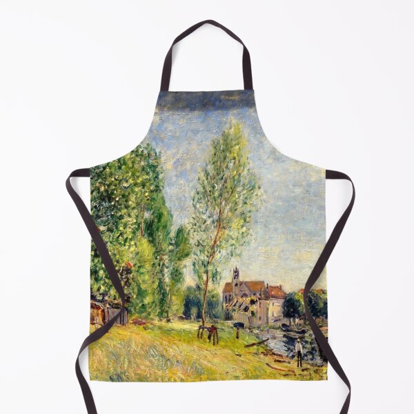 Item preview, Alfred Sisley Painting- Moret, le chantier naval à Matrat, vers designed and sold by Coffeesnow.
