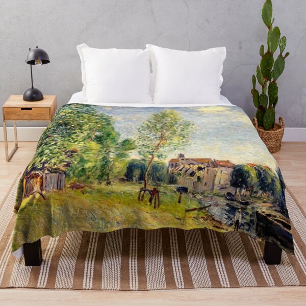 Item preview, Alfred Sisley Painting- Moret, le chantier naval à Matrat, vers  designed and sold by Coffeesnow.
