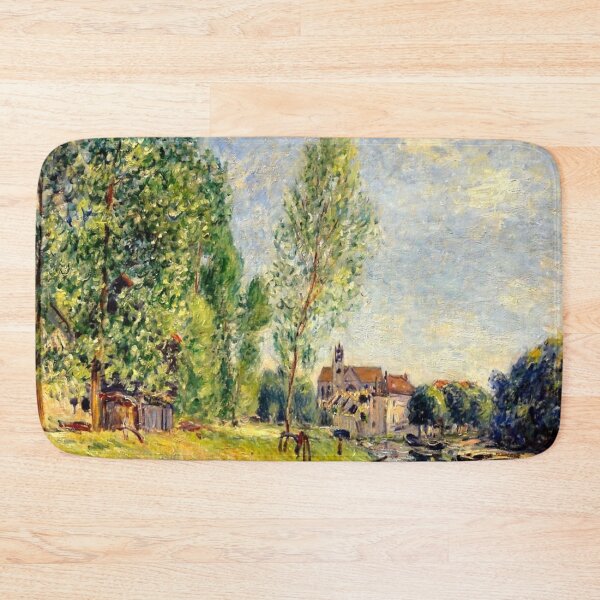 Artikelvorschau, Alfred Sisley Painting - Moret, le chantier naval à Matrat, Vers entworfen und verkauft von Coffeesnow.